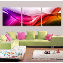 Odern Home Decor Abstract Oil Painting The Colorful Wave Wind Printed Picture on The Wall for Living Room Mc-257